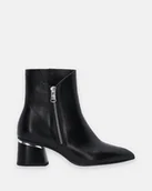 Botki damskie - Eleganckie botki na obcasie - Venezia - miniaturka - grafika 1