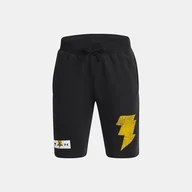 Odzież sportowa dziecięca - Spodenki krótkie chłopięce Under Armour PROJECT ROCK RIVAL TERRY SHORT - miniaturka - grafika 1