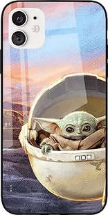 ERT GROUP etui na telefon Apple Iphone 13, case oryginalny i oficjalnie licencjonowany przez Star Wars, wzór Baby Yoda 005, wykonany z hartowanego szkła, etui ochronne - Etui i futerały do telefonów - miniaturka - grafika 1