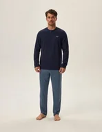 Piżamy męskie - Piżama Hale 41917-59X Granatowa - Henderson - miniaturka - grafika 1