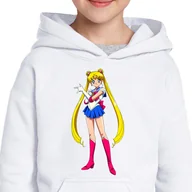 Bluzy dla dziewczynek - 3141 BLUZA DZIECIĘCA CZARODZIEJKA Z KSIĘŻYCA 140 - miniaturka - grafika 1