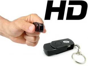 Szpiegowski Pendrive, Nagrywający Obraz HD i Dźwięk + Aparat Foto + Brelok... - Podsłuchy - miniaturka - grafika 1