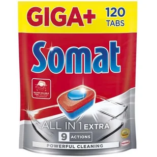 Somat All in 1 Extra Tabletki Giga+ 120szt - Środki do zmywarek - miniaturka - grafika 1