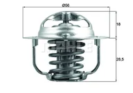 Termostaty - Termostat, płyn chłodzący Mahle TX 208 91D - miniaturka - grafika 1