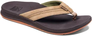 japonki męskie REEF ORTHO-BOUNCE COAST Brown - Klapki i japonki męskie - miniaturka - grafika 1