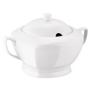 Waza do zupy porcelanowa biała z pokrywką 2,5L Tadar - Inne naczynia kuchenne - miniaturka - grafika 1