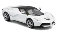 Samochody i pojazdy dla dzieci - Ferrari LaFerrari white 1:43 BBURAGO - miniaturka - grafika 1