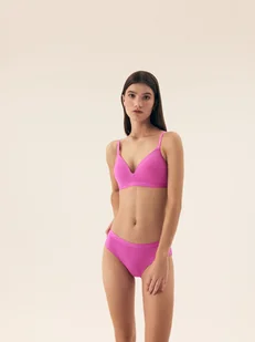 Majtki typu szorty Lellow Bloovii różowy L - Majtki damskie - miniaturka - grafika 1