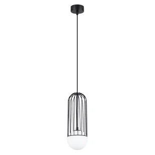 Lampa wisząca BRINA 1 czarna SOLLUX LIGHTING - Lampy sufitowe - miniaturka - grafika 1