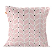 Poszewki na poduszki - Różowa bawełniana poszewka na poduszkę Blanc Blush, 60x60 cm - miniaturka - grafika 1