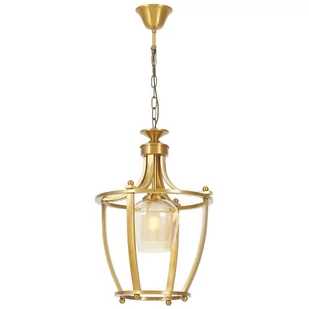 LAMPA WISZĄCA LOFT ZŁOTA BROOKLYN L1 - Lampy sufitowe - miniaturka - grafika 1