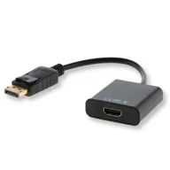 Kable komputerowe i do monitorów - Elmak SAVIO CL-55 Adapter Displayport M - HDMI AF (PPX4935/EU) - miniaturka - grafika 1