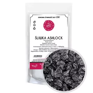 Śliwka Suszona Kalifornijska Ashlock - 500g - Owoce świeże i suszone - miniaturka - grafika 1