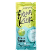 Witaminy i minerały - OstroVit Aqua Kick Powder 10g Saszetka Zielone Jabłko - miniaturka - grafika 1