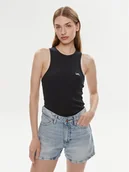 Koszulki i topy damskie - Lee Top 112341592 Czarny Slim Fit - miniaturka - grafika 1