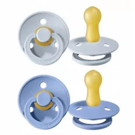 Smoczki uspokajające - BIBS 2 - Pack s Sky Blue & Baby Blue Smoczek Uspokajający Kauczuk Hevea - miniaturka - grafika 1