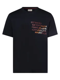 Tom Tailor - T-shirt męski, niebieski - Koszulki męskie - miniaturka - grafika 1