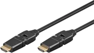 Kable komputerowe i do monitorów - Goobay 61283 kabel HDMI 1,5 m HDMI Typu A (Standard) Czarny 61283 - miniaturka - grafika 1