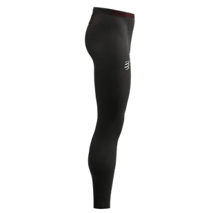 COMPRESSPORT kompresyjne legginsy do biegania męskie UNDER CONTROL TIGHTS czarne - Spodnie sportowe męskie - miniaturka - grafika 6