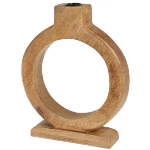 Świecznik Do Długiej Świecy Pojedynczy Z Drewna Okrągły Na Stół Komodę 25Cm - Świeczniki Świecznik Do Długiej Świecy Pojedynczy Z Drewna Okrągły Na Stół Komodę 25Cm - Świeczniki - miniaturka - grafika 1