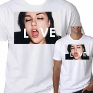 Koszulki męskie - T-Shirt Koszulka Sasha Grey Love Prezent M 0753 - miniaturka - grafika 1