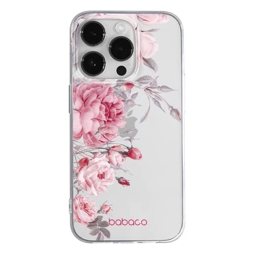 ERT GROUP etui na telefon Apple Iphone 14 PRO MAX, case oryginalny i oficjalnie licencjonowany przez Babaco, wzór Flowers 059, optymalnie dopasowane, plecki z TPU cześciowo przeźroczyste