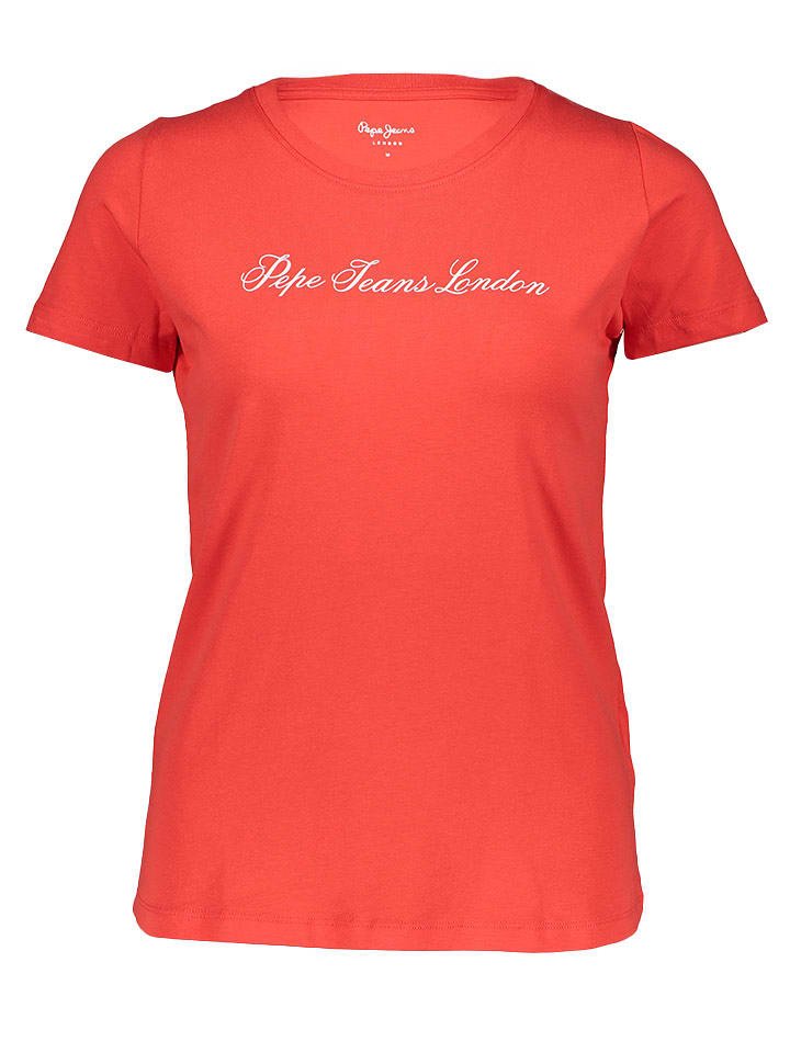 Pepe Jeans Koszulka w kolorze czerwonym