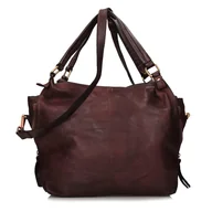 Torebki damskie - Torebka skórzana worek Toscanio F141 - miniaturka - grafika 1