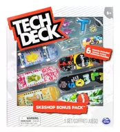 Samochody i pojazdy dla dzieci - Tech Deck zestaw Sk8Shop 6 deskorolek Bonus Pack Almost + akcesoria - miniaturka - grafika 1