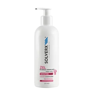 Solverx Żel do mycia i demakijażu twarzy i oczu Solverx Sensitive Skin 200 ml - Żele do mycia twarzy - miniaturka - grafika 1