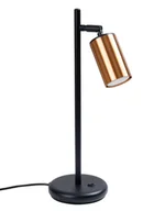 Lampy stojące - Lampka na biurko z ruchomym kloszem czarny + miedź - 4X A577 N4-D76 - miniaturka - grafika 1
