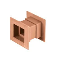 Kratki wentylacyjne - Osłona wentylacyjna drzwiowa 45x45 K110 - miniaturka - grafika 1