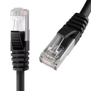 Kabel RJ45 CAT8 S/ftp AWG26 Cu Lszh czarny 10m - Patchcordy - miniaturka - grafika 3