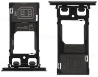 Części serwisowe do telefonów - SZUFLADKA KARTY SIM SONY XPERIA XZ2 COMPACT CZARNY - miniaturka - grafika 1