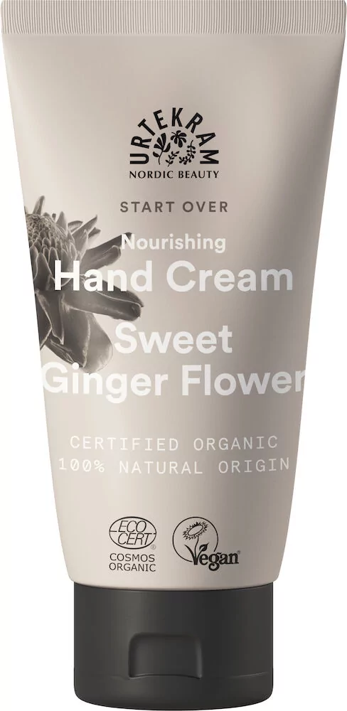 Urtekram Start Over Sweet Ginger Flower Handcream - krem do rąk 75 ml