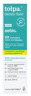 Tołpa Tołpa dermo face sebio BB matujący krem korygujący 40 ml - Kremy do twarzy - miniaturka - grafika 1