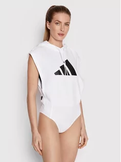 Body - adidas Body Future Icons HD6578 Biały Regular Fit - grafika 1