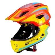 Kaski rowerowe - ROCKBROS TT-32SOYB-S Żółto-pomarańczowy dla Dzieci ( S) - miniaturka - grafika 1
