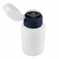 Akcesoria do paznokci - DOZOWNIK z pompką pojemnik butelka PŁYNY niebieski - miniaturka - grafika 1