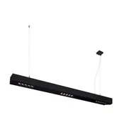 Lampy sufitowe - SLV SPOTLINE Q-LINE 1m 4000K wisząca 30° czarna 1000933 - miniaturka - grafika 1