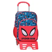 Plecaki szkolne i tornistry - Joumma Marvel Spiderman Authentic Plecak szkolny z wózkiem Czerwony 30x40x13 cm Poliester 15,6L, Czerwone, plecak szkolny na kółkach - miniaturka - grafika 1