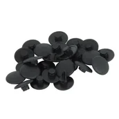 Zawiasy, okucia i inne akcesoria - Zaślepka konfirmat czarna - miniaturka - grafika 1