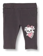 Legginsy - chicco Ciemnoszare legginsy dla dziewczynki, 9-12 miesięcy - miniaturka - grafika 1