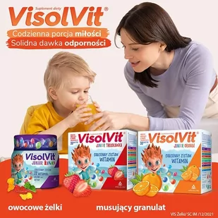 Visolvit Junior żelki x50 sztuk - Witaminy i minerały - miniaturka - grafika 3