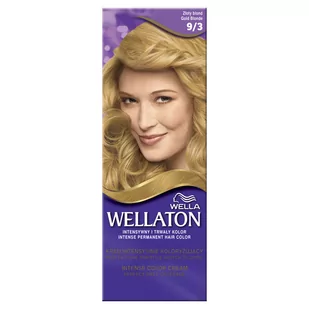 Wella Wellaton 9/3 Złoty Blond - Farby do włosów i szampony koloryzujące - miniaturka - grafika 1