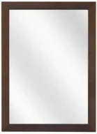 Lustra - Ciemnobrązowe lustro ścienne drewniane T4-P85 - miniaturka - grafika 1