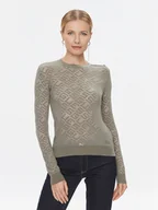 Swetry damskie - Guess Sweter W4RR28 Z3C90 Zielony Regular Fit - miniaturka - grafika 1
