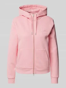 Bluza rozpinana zapinana na zamek błyskawiczny - Bluzy damskie - miniaturka - grafika 1