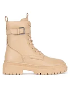 Botki damskie - Lasocki Botki WI16-14097-06 Beżowy - miniaturka - grafika 1