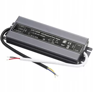 Zasilacz do taśm i pasków LED wodoodporny - 12V / 12,5A / 150W - Zasilacze i transformatory - miniaturka - grafika 1